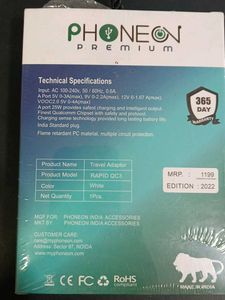 Phoneon Premium QC Travel Charger
