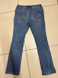 Y2k Vintage Embellished Flared Jeans