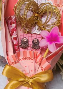 Elegant Indian Jewelry Gift Bouquet