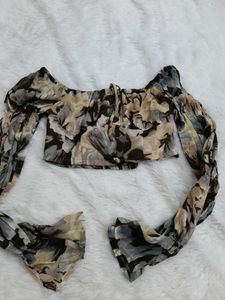 Floral Print Two-Piece Set