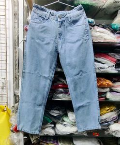 Light Wash Moms Fit Denim Jeans