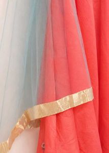 Beautiful Orange Ethnic Dress with Dupatta