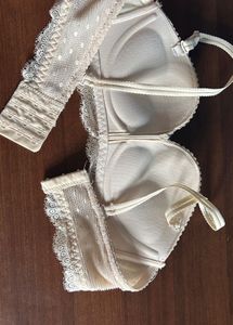 Beige Padded Bra