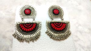 Oxidised Big Size  Earrings