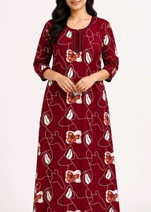 Comfortable Printed Nightgown