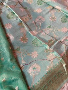 New Cotton Silk Saree with Blouse (Women’s)