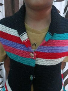 Boho Knitted Vest with Tassels