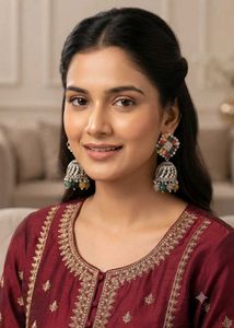 Boho Multicolor Jhumka Earrings