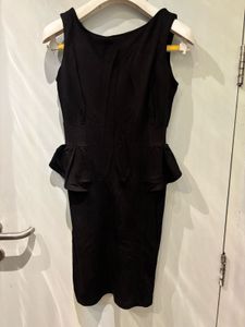 Annabelle | XS | Black Peplum Dress
