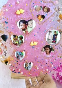 Resin hoop rotating frames