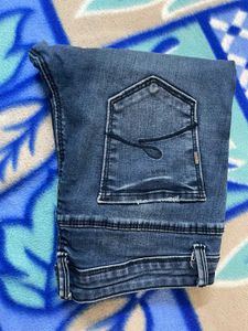 Stylish Dark Wash Denim Jeans