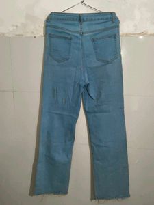 Light Wash Wide Leg Jeans for women