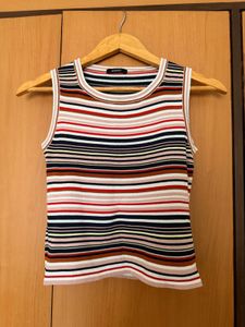 Striped Sleeveless Top