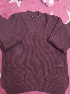 Cozy V-Neck Knit Sweater