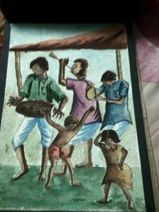 Four Beautiful Pictures painted by my  son