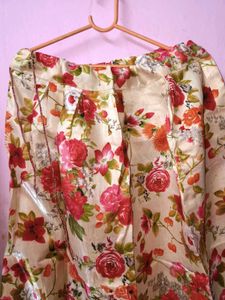 Floral Print Lehenga Choli Set