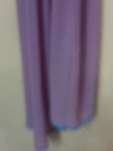 Lavender Dupatta with Blue Trim