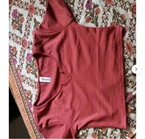 Cute Coral Crop Top