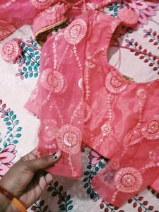 Full Flear Lehnga With Belt Dupatta