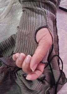 Trendy Ruched Knit Cardigan
