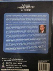 The Synopsis of Forensic Medicine and Toxicology