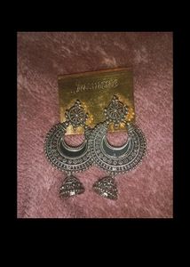 Oxidised Silver Earrings