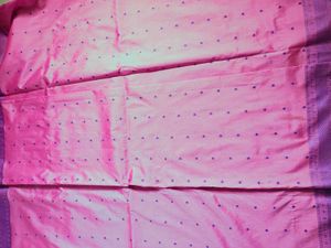 Pink &amp; Green Saree Combo with Blouses