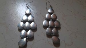 Yellow Long Earrings Drop Shape clearance