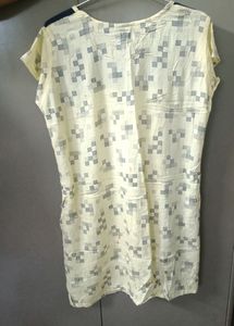 Yellow Short Kurta Top