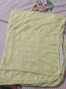 Stylish Yellow Embroidered Kurta with dupatta