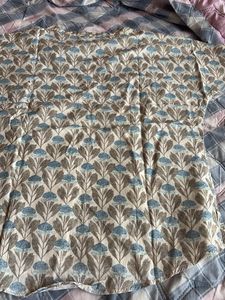 Bohemian Floral Print V-Neck Top