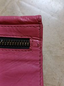 Pink Genuine Leather Wallet