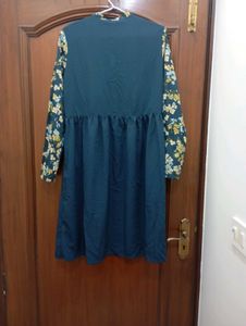 Bohemian Floral Print Gown