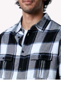 The souled Store Relaxed fit Men's Flannel Check