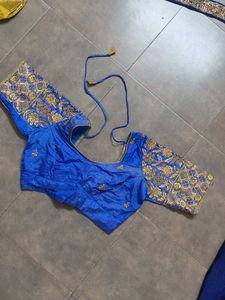 Yellow Silk Lehenga choli  with Golden Print