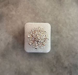 Stunning Crystal Flower Ring