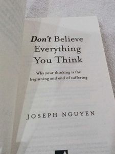 Don't Believe Everything