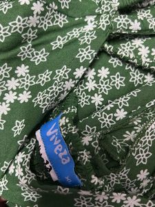 Green Floral Print Maxi Dress