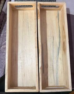 Wooden Storage Trays (Set of 2)