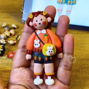 Handmade clay showpiece