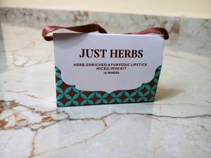 New Just Herbs Lipstick Seal Packed
