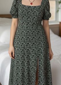 Floral Print Midi Dress