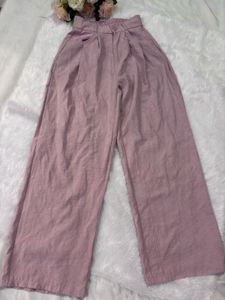 Cute Pink Wide Leg Pants