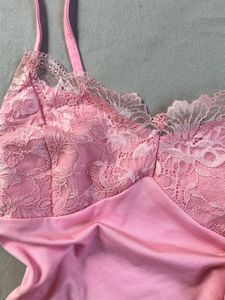 Savana Pink Lace Trim Camisole XS