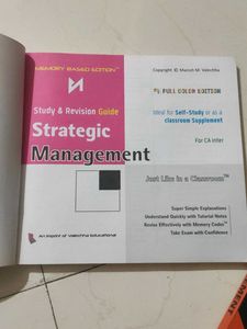 Strategic Management Books for CA IPC