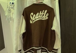 Varsity Jacket Brown Seattle H&amp;M