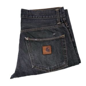 Carhartt charcoal grey straight fir jeans