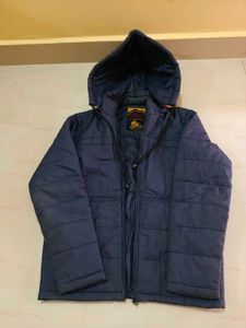 Men's Blue Padded Jacket