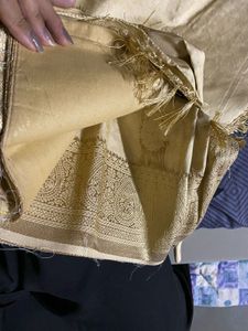 Elegant Gold Saree