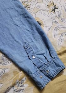 Classic Light Wash Denim Shirt